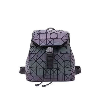 HOLOGRAPHIC LUMINOUS LIGHT REACTIVE SHOULDER BAG