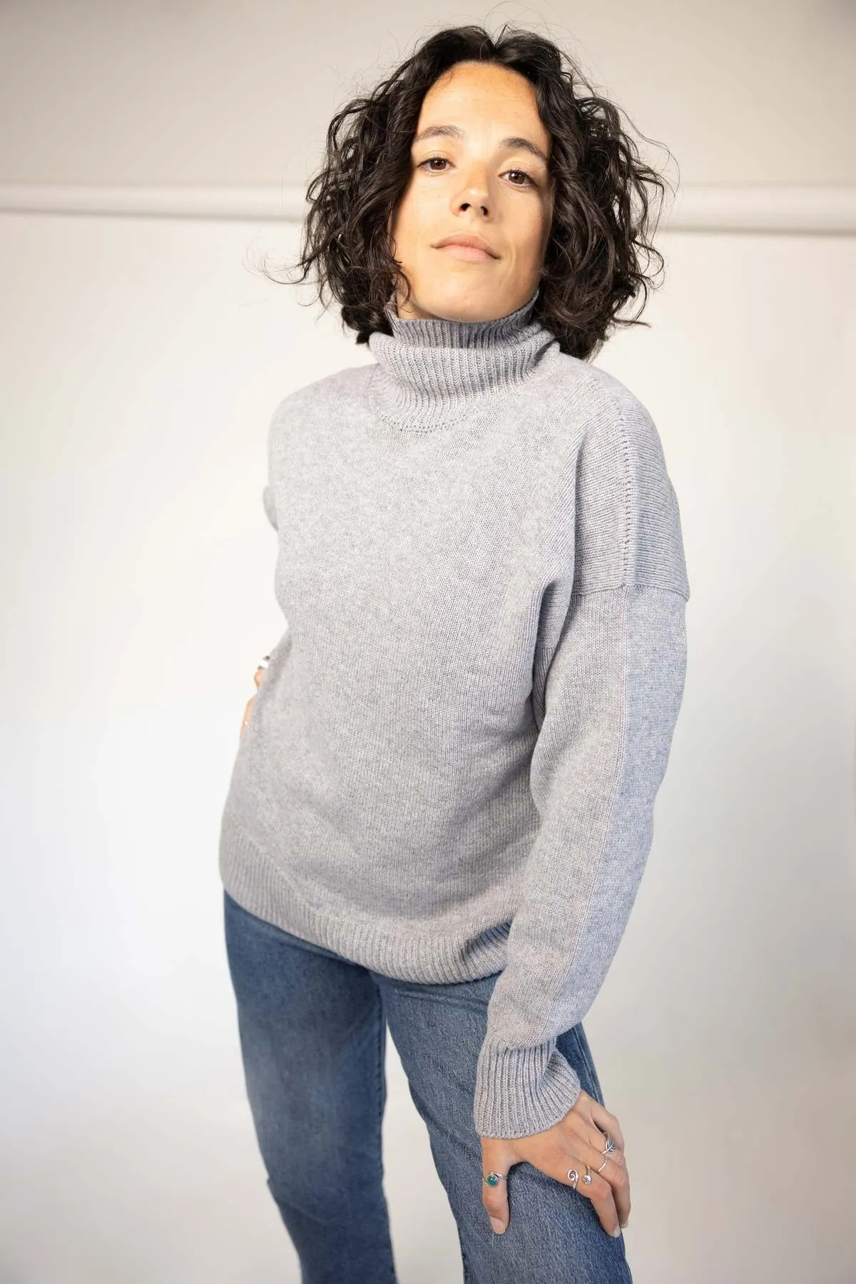 Hugme Turtleneck - Grey