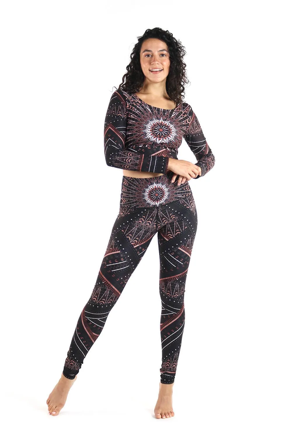 Humble Warrior Printed Yoga Leggings