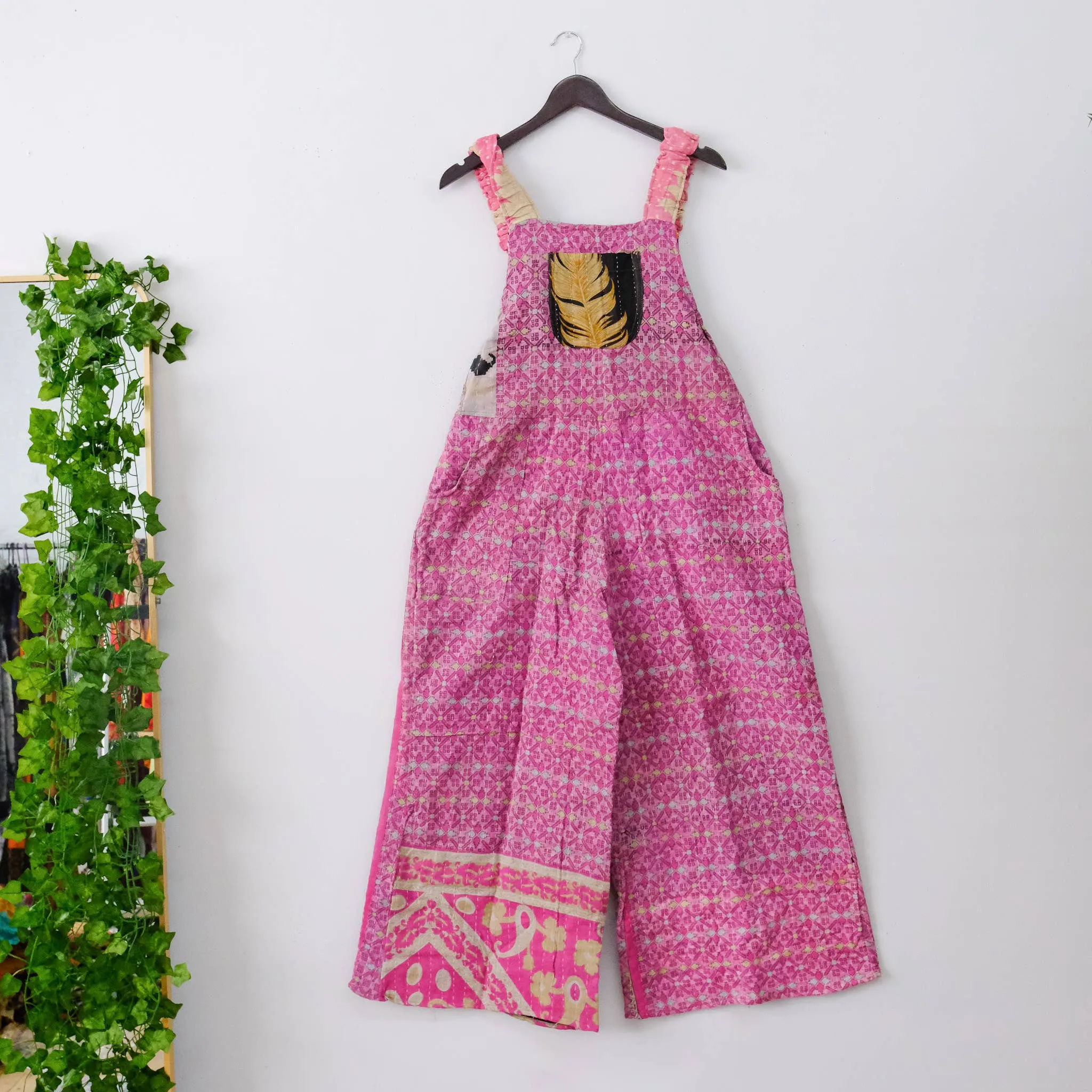 Kantha Handmade Wide Leg Jumpsuit