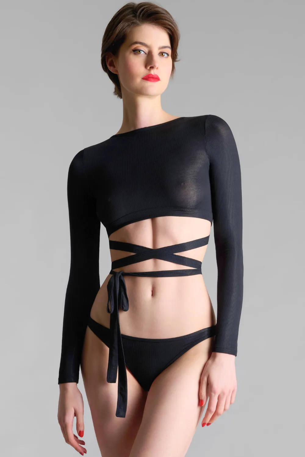 La Femme Amazone Wrap Top & Brief