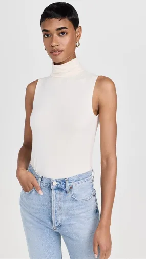 L'AGENCE   Ceci Sleeveless Turtleneck Tee 