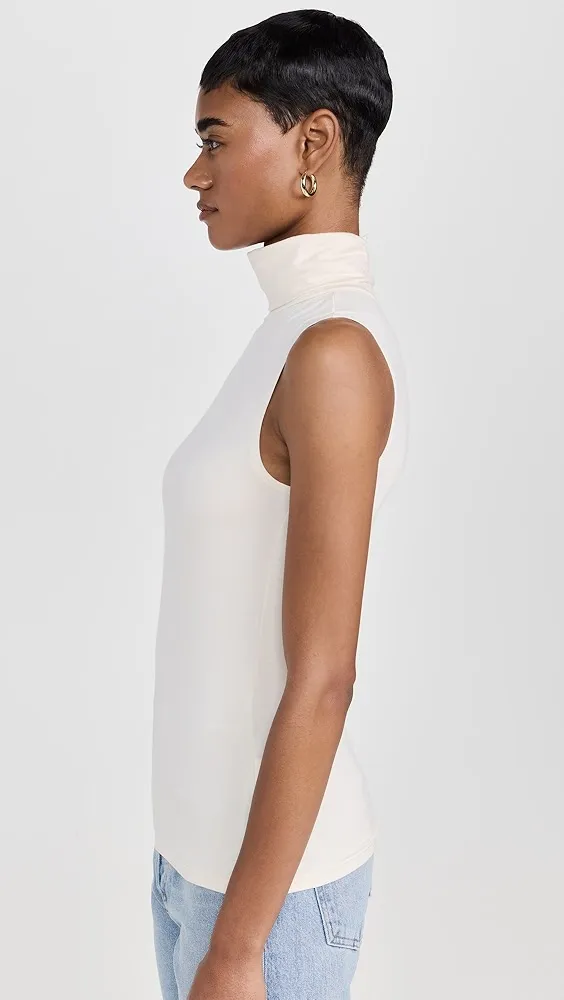 L'AGENCE   Ceci Sleeveless Turtleneck Tee 