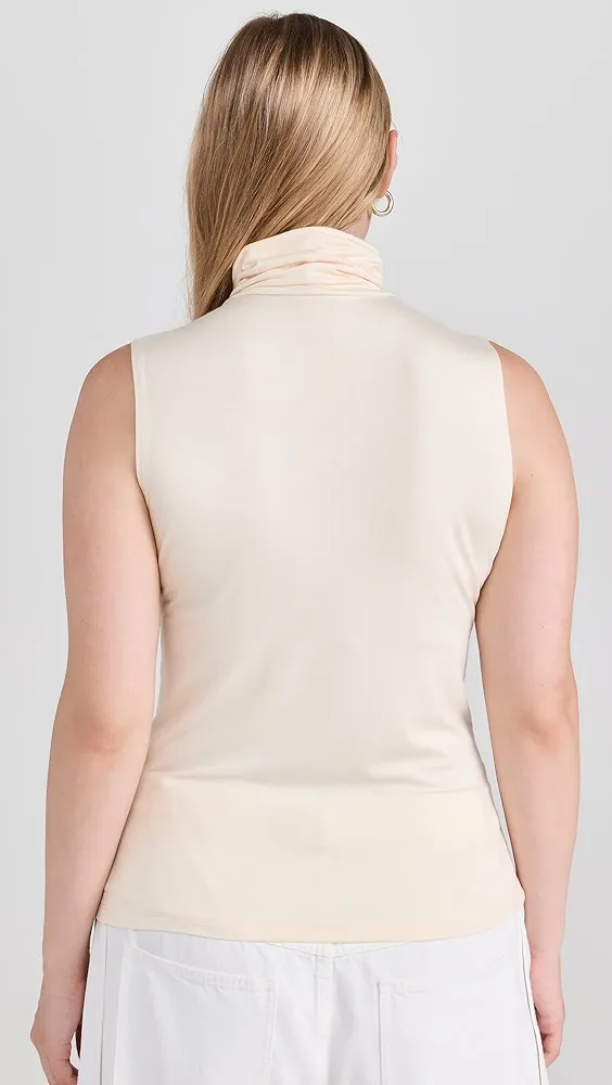 L'AGENCE   Ceci Sleeveless Turtleneck Tee 