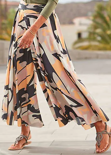 LASCANA Graphic Print Culottes | Grattan