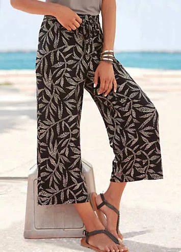 LASCANA Leaf Printed Culottes | Kaleidoscope