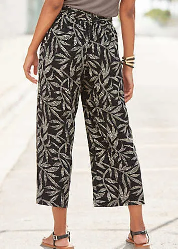 LASCANA Leaf Printed Culottes | Kaleidoscope