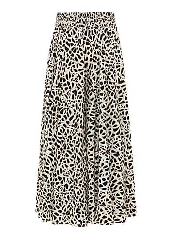 LASCANA Printed Wide Leg Culottes | Grattan