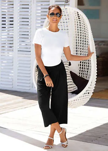 LASCANA Tie Belt Culottes | Grattan