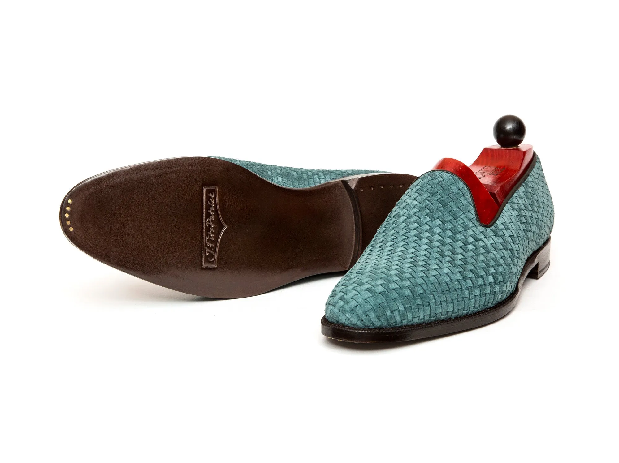 Laurelhurst II - MTO - Braided Ocean Suede - TMG Last - Single Leather Sole