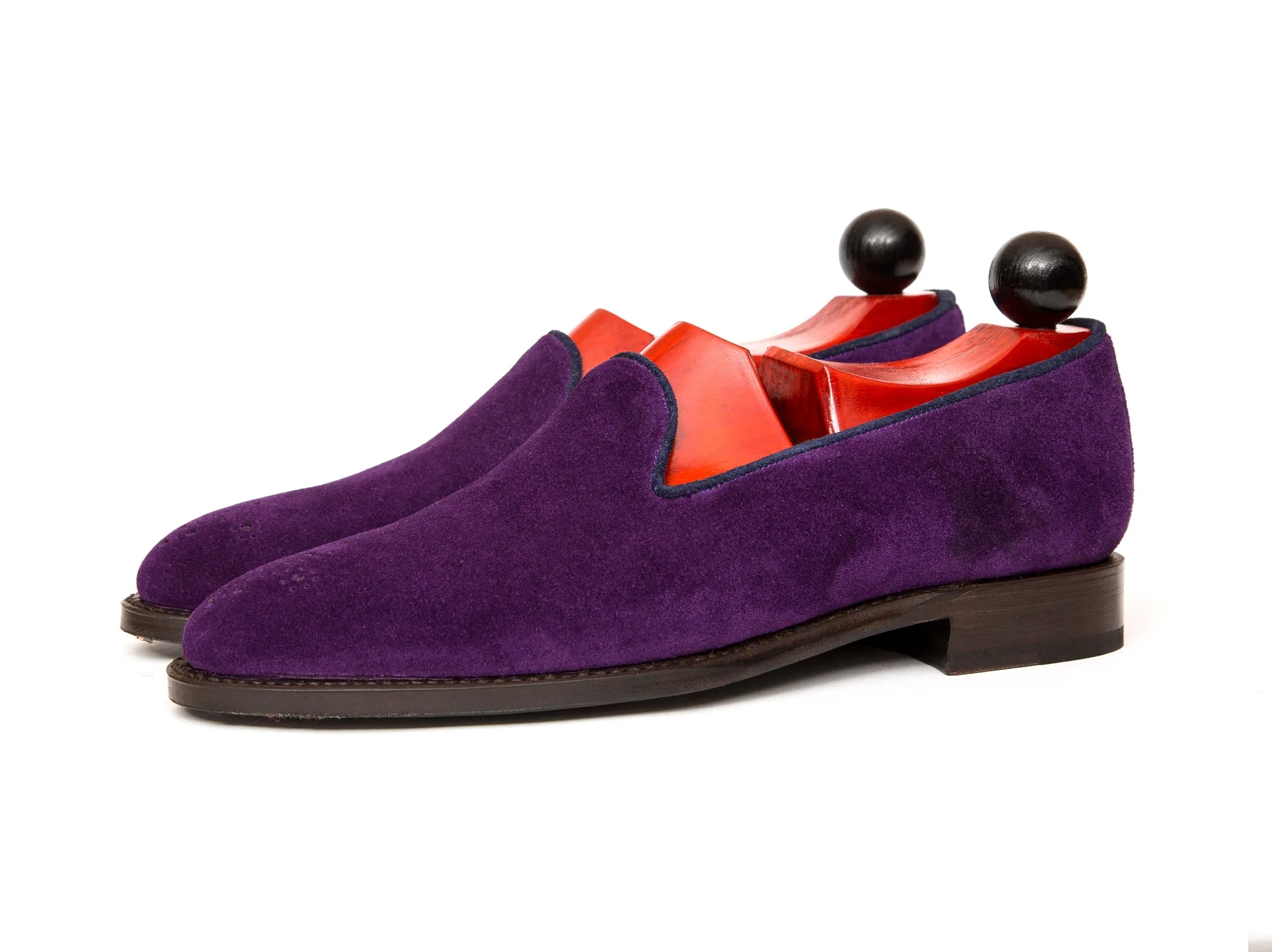 Laurelhurst - MTO - Purple Suede - TMG Last - Single Leather Sole