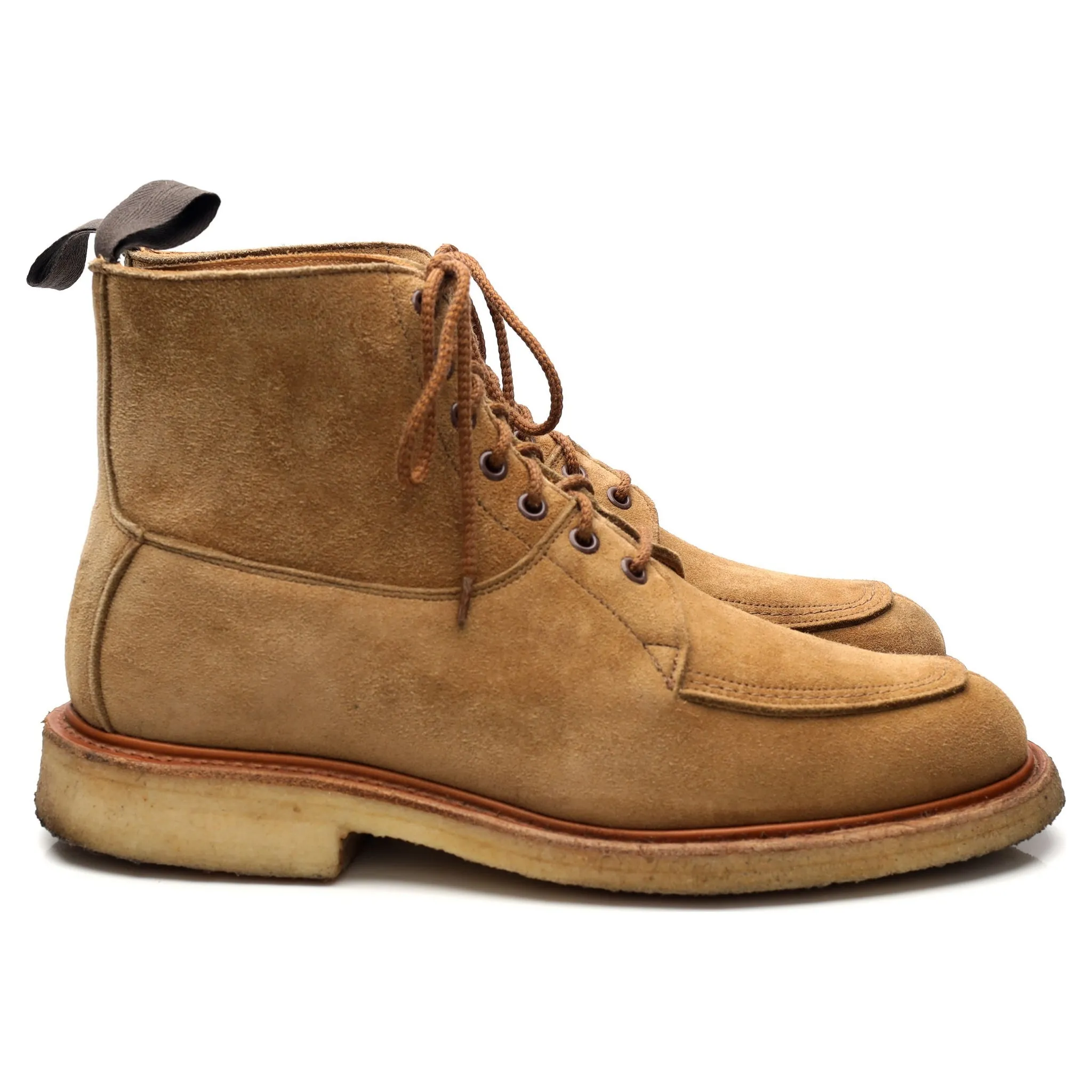 'Leo' Sand Suede Shooting Boots UK 8.5