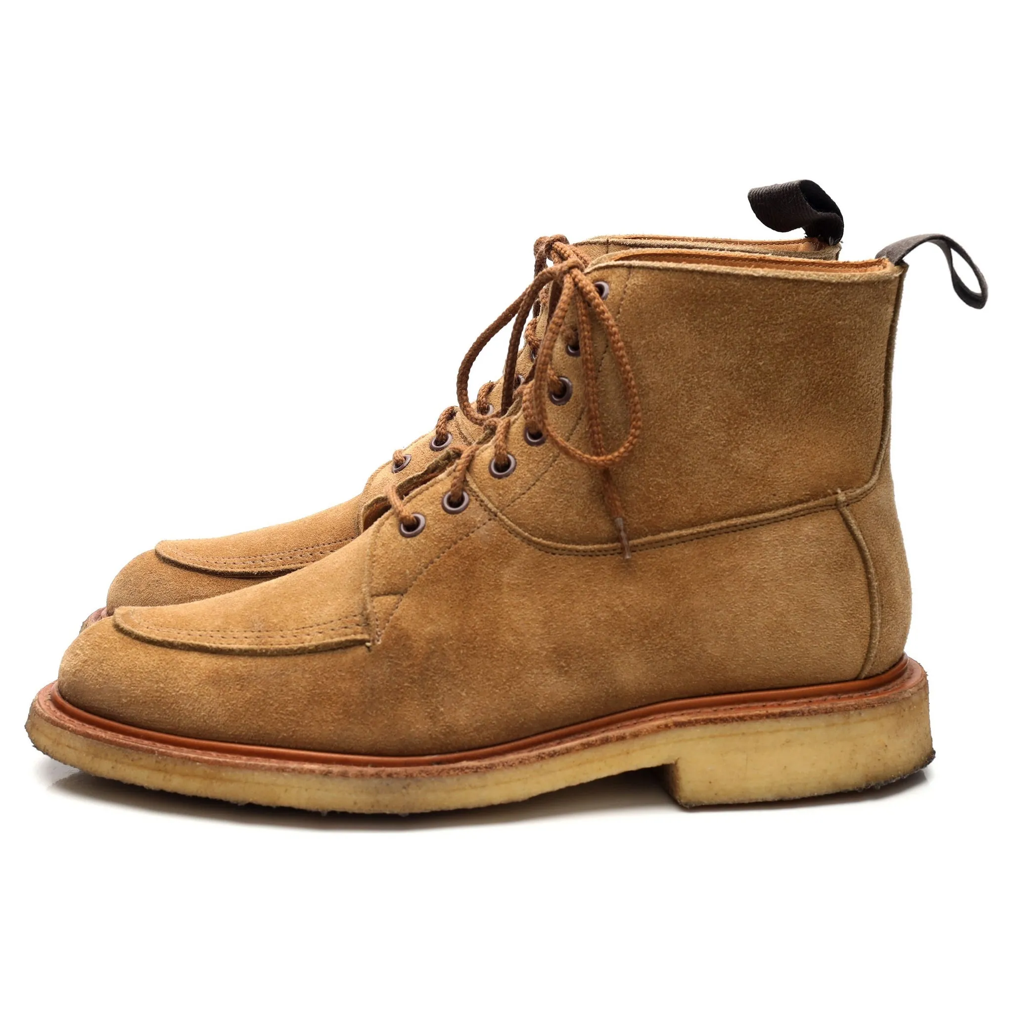 'Leo' Sand Suede Shooting Boots UK 8.5