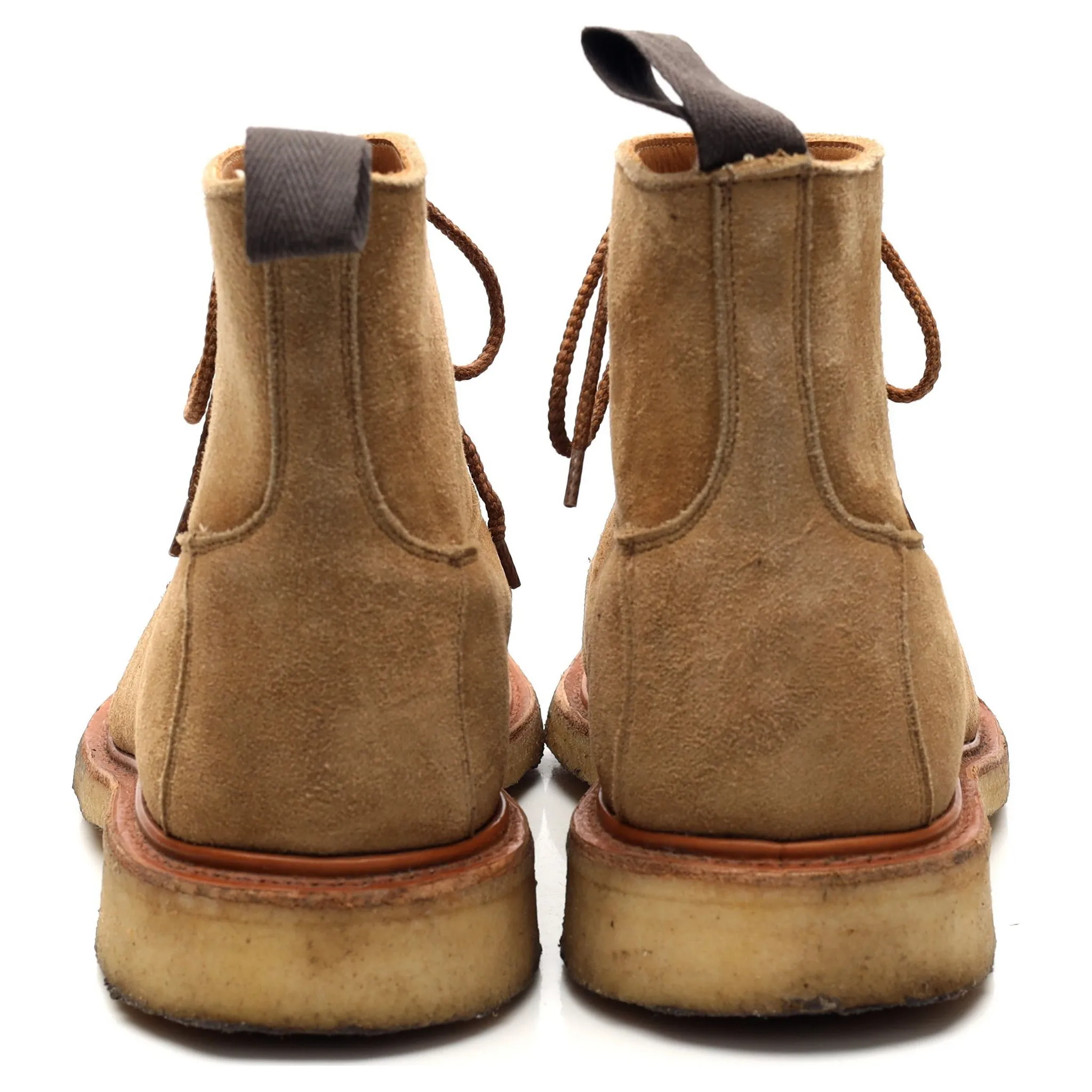 'Leo' Sand Suede Shooting Boots UK 8.5