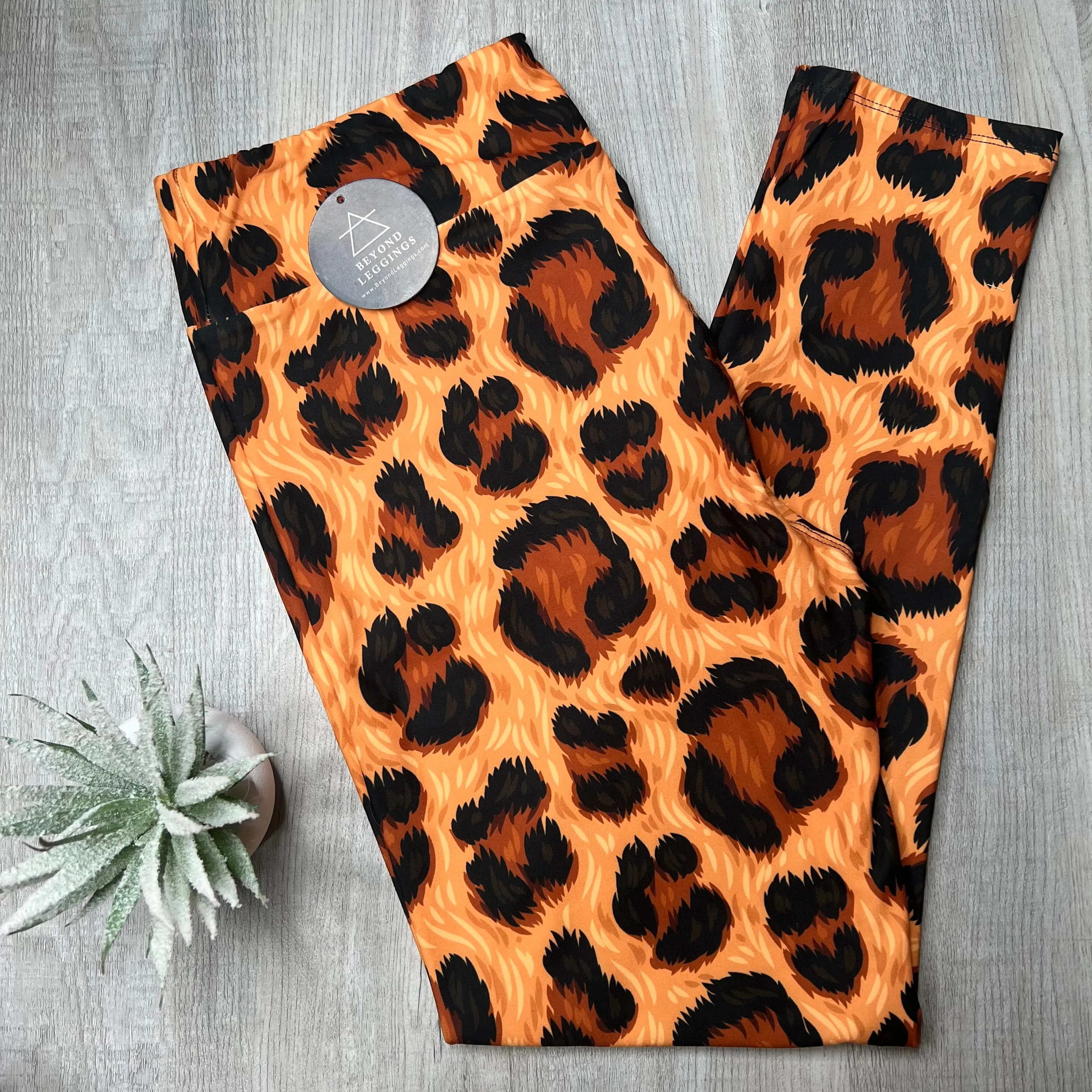 Leopard Fur Print Soft Leggings