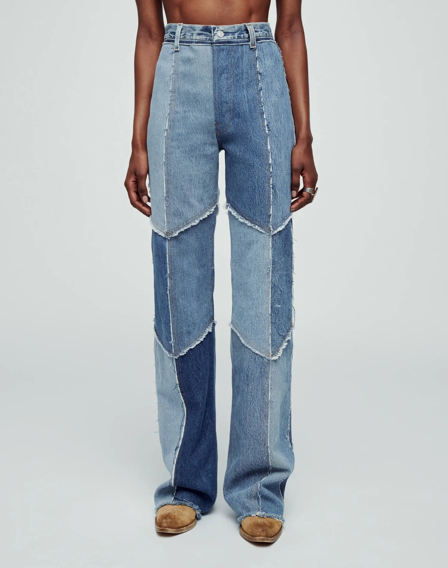 Levi's Raw Patched Wide Leg - Indigo Patch