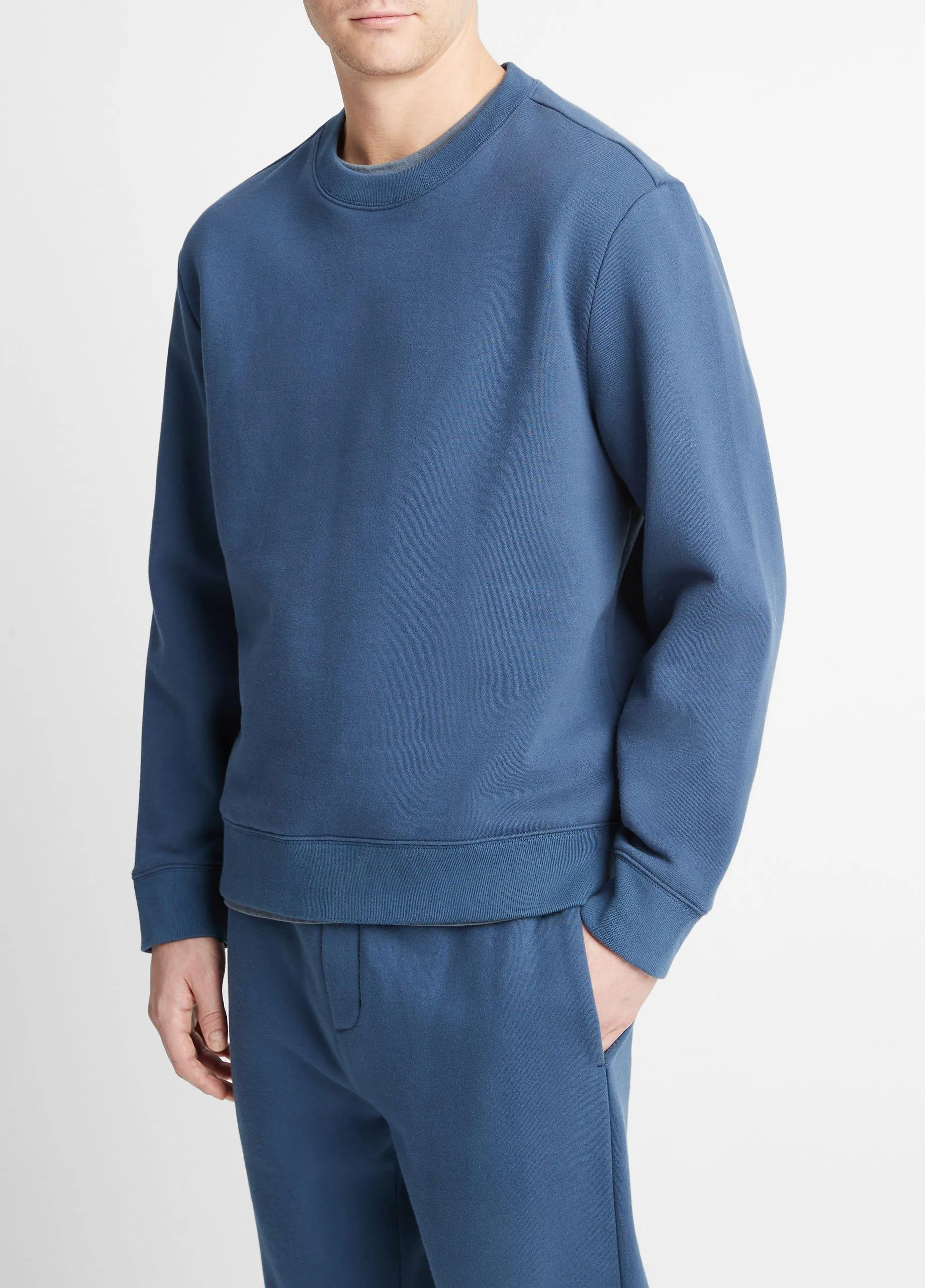 Lightweight Fleece Crew Neck Pullover