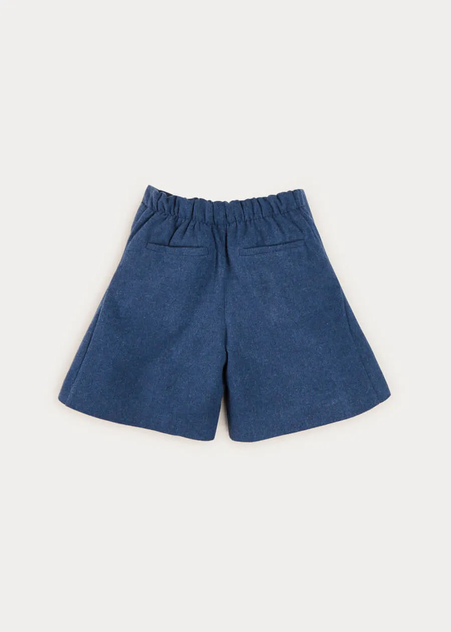 Long Line Culottes In Blue (4-10yrs)