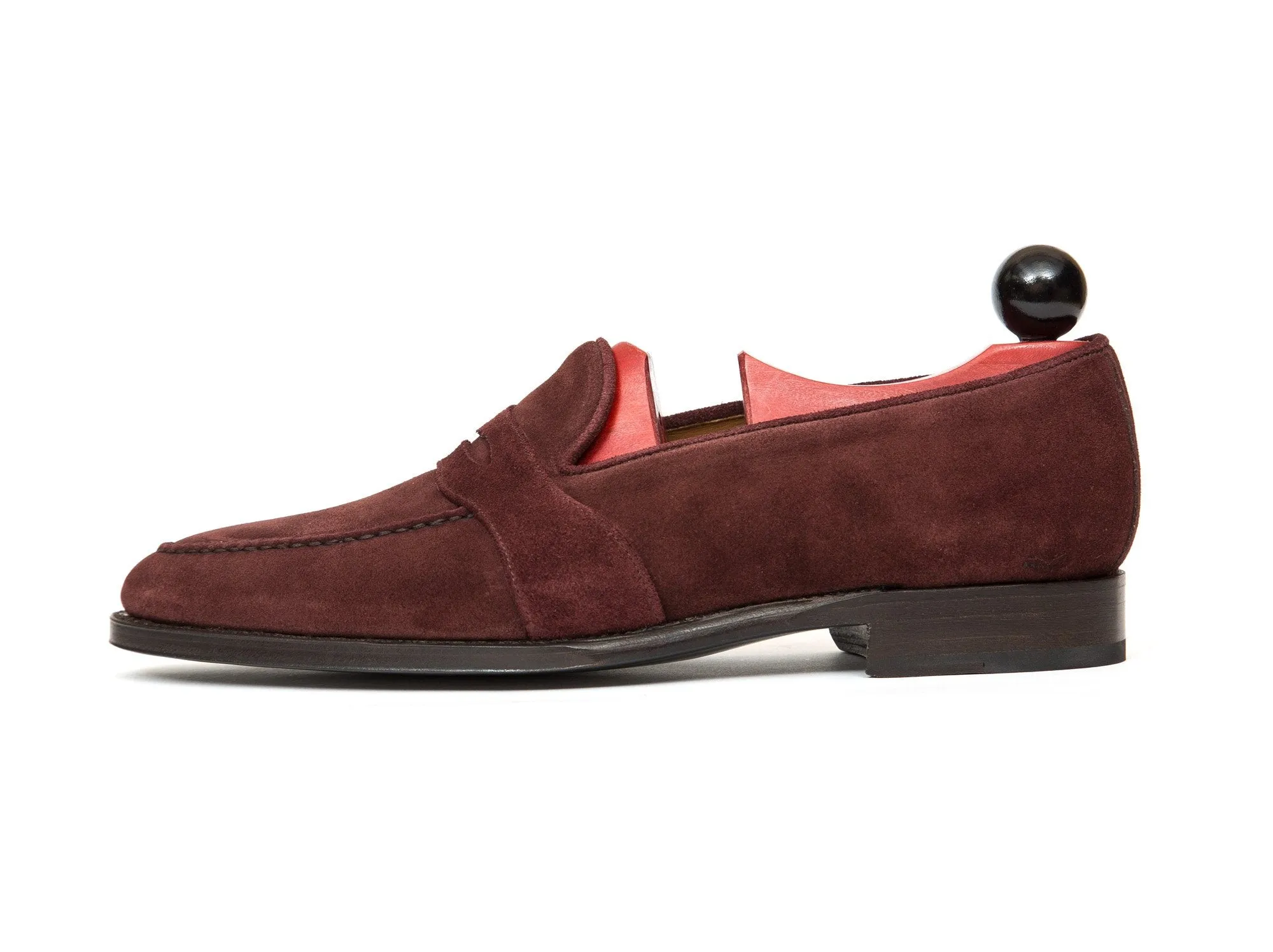 Madison - MTO - Burgundy Suede - TMG Last - Single Leather Sole