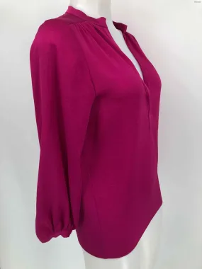 MAJE Fuchsia Satin Pullover Size 1  (XS) Top