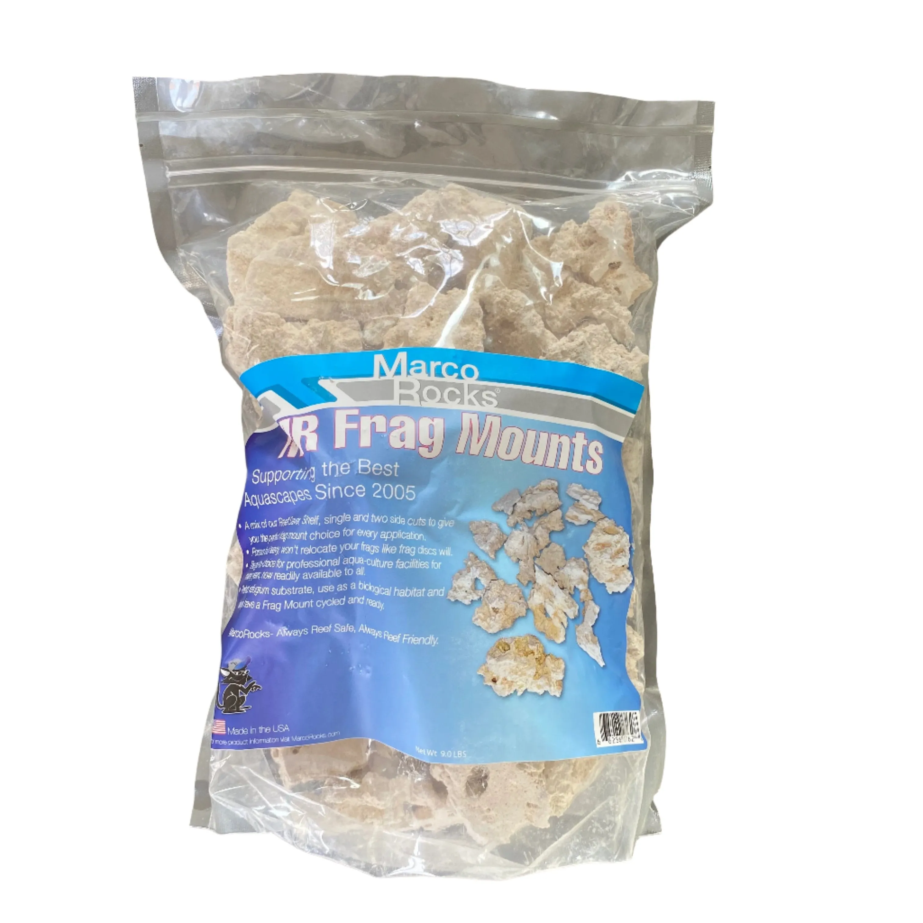 MarcoRocks Frag Mounts- 9lb bag