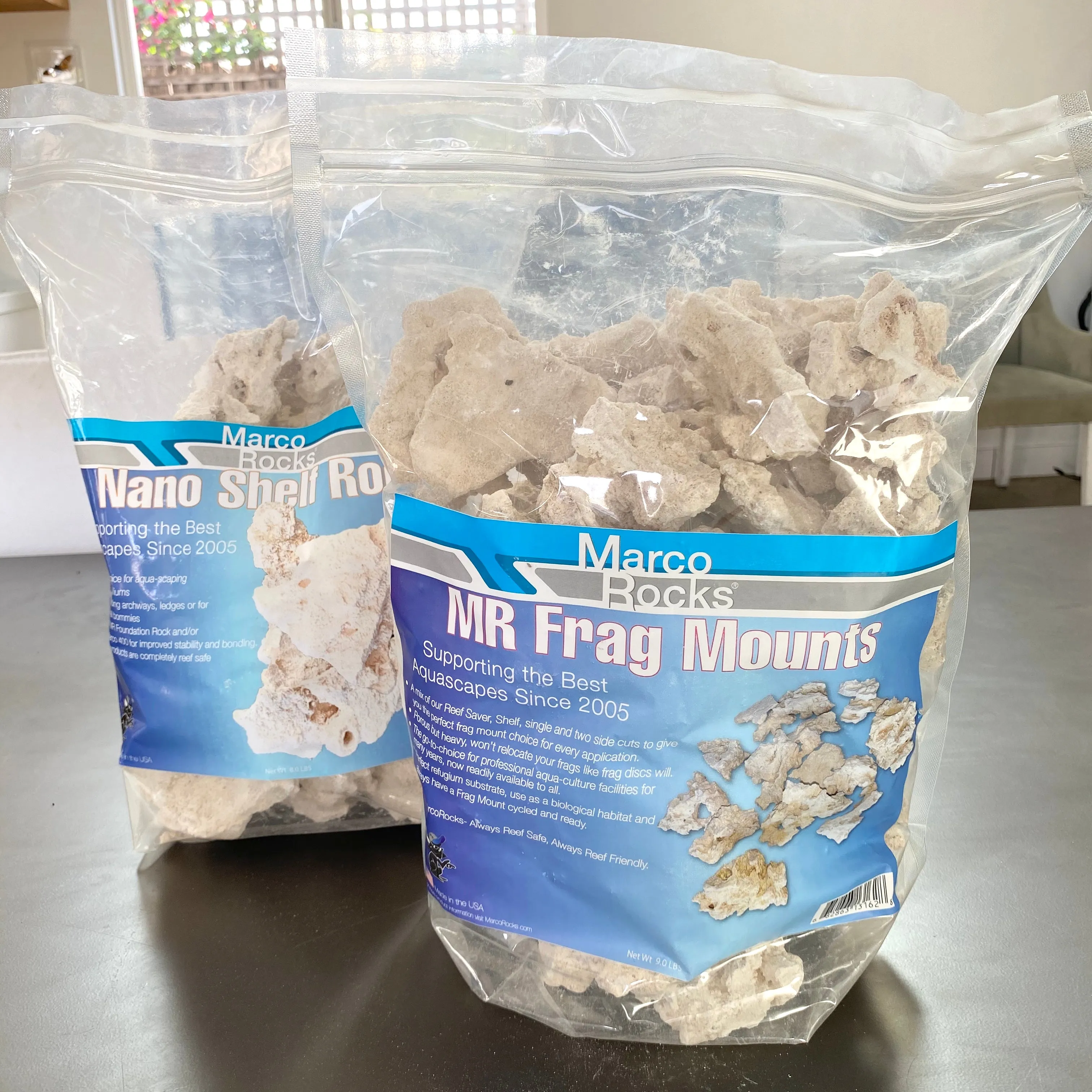 MarcoRocks Frag Mounts- 9lb bag