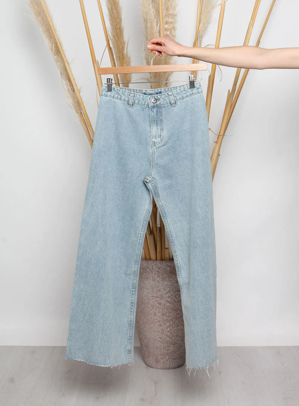 Marissa Wide Leg Jean-LIGHT BLUE