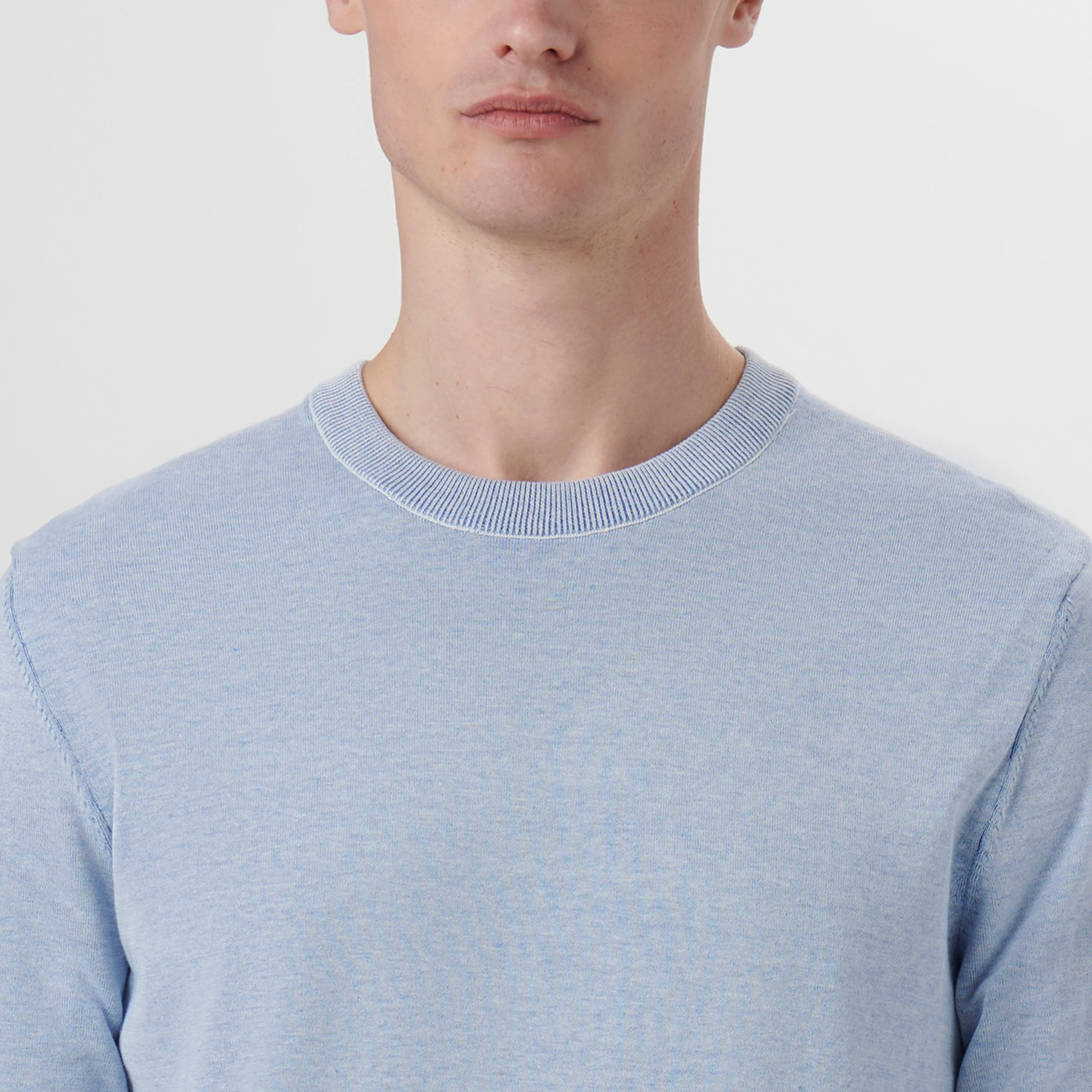 Melange Crew Neck Sweater