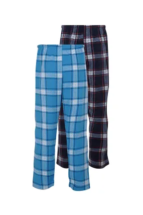 Mens 2 Pack Fleece Pyjama Pants