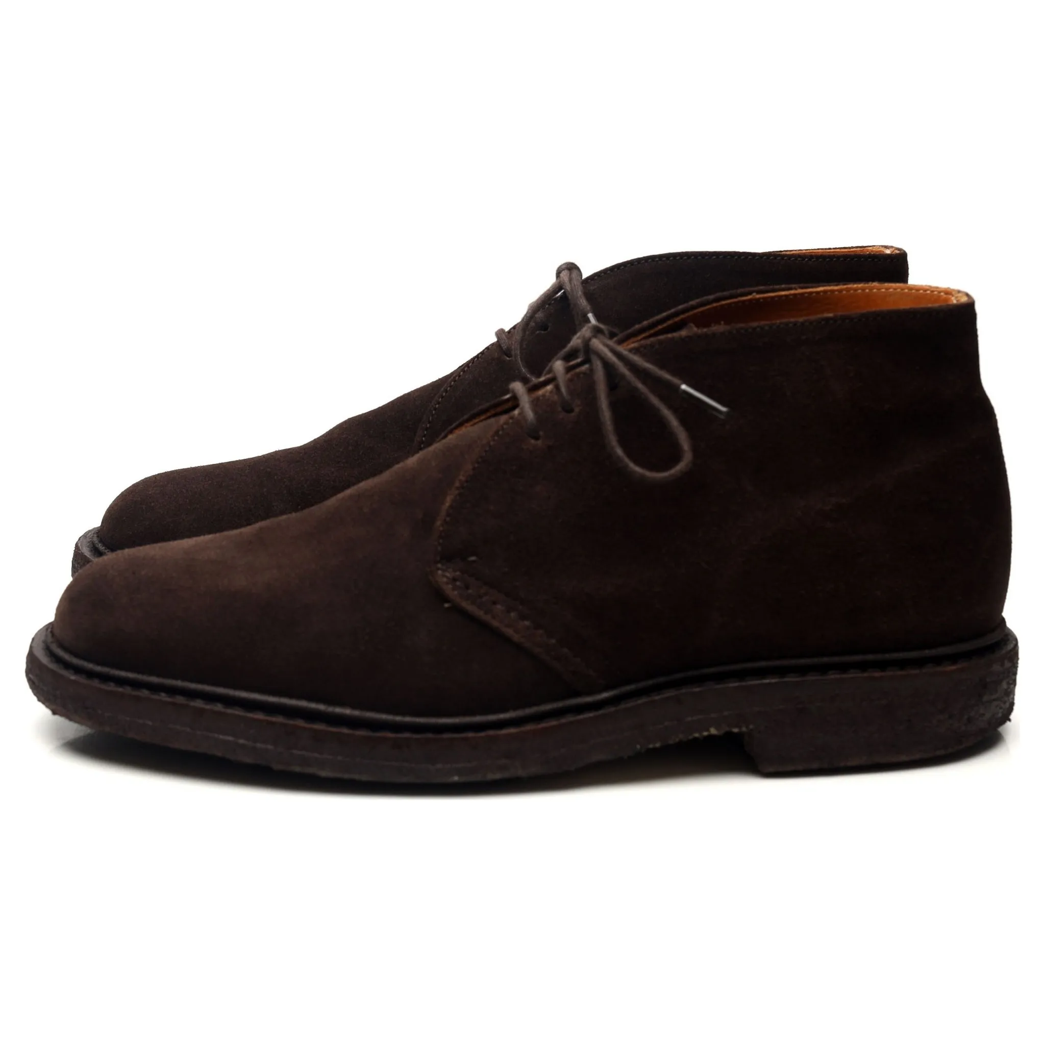 'Mike' Dark Brown Suede Chukka Boots UK 6