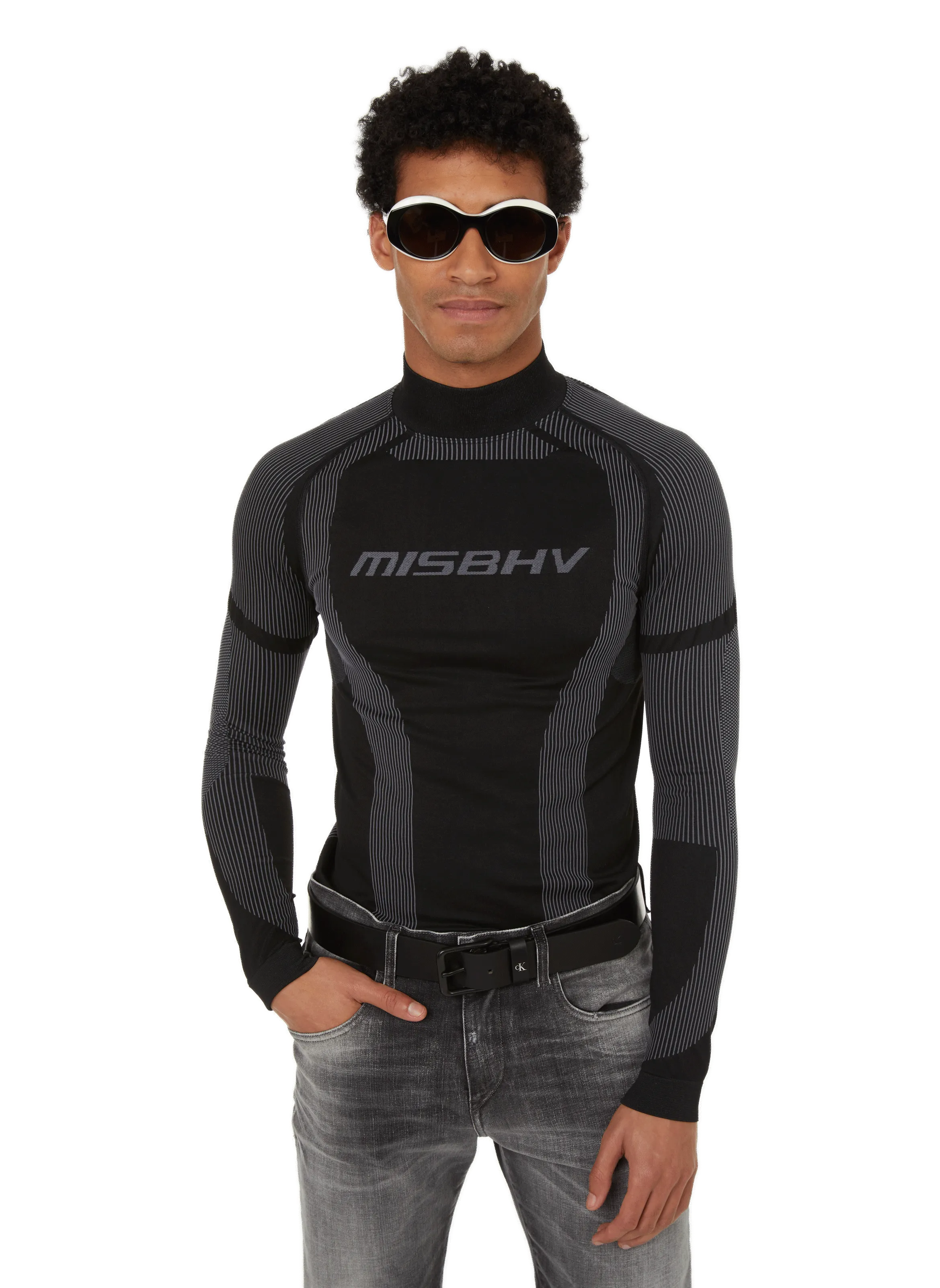 MISBHV  Turtleneck top  - Black