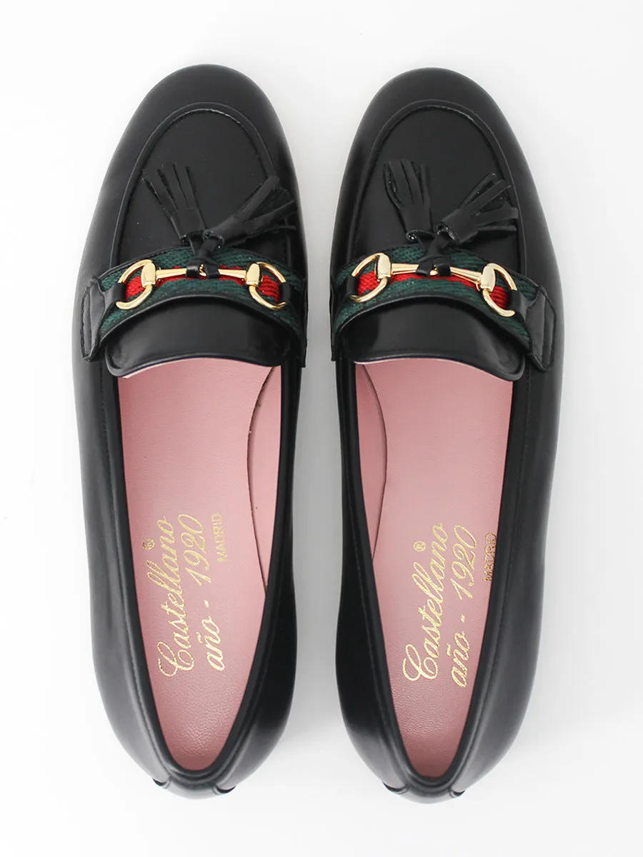 Mocasines Blello piel coy color negro