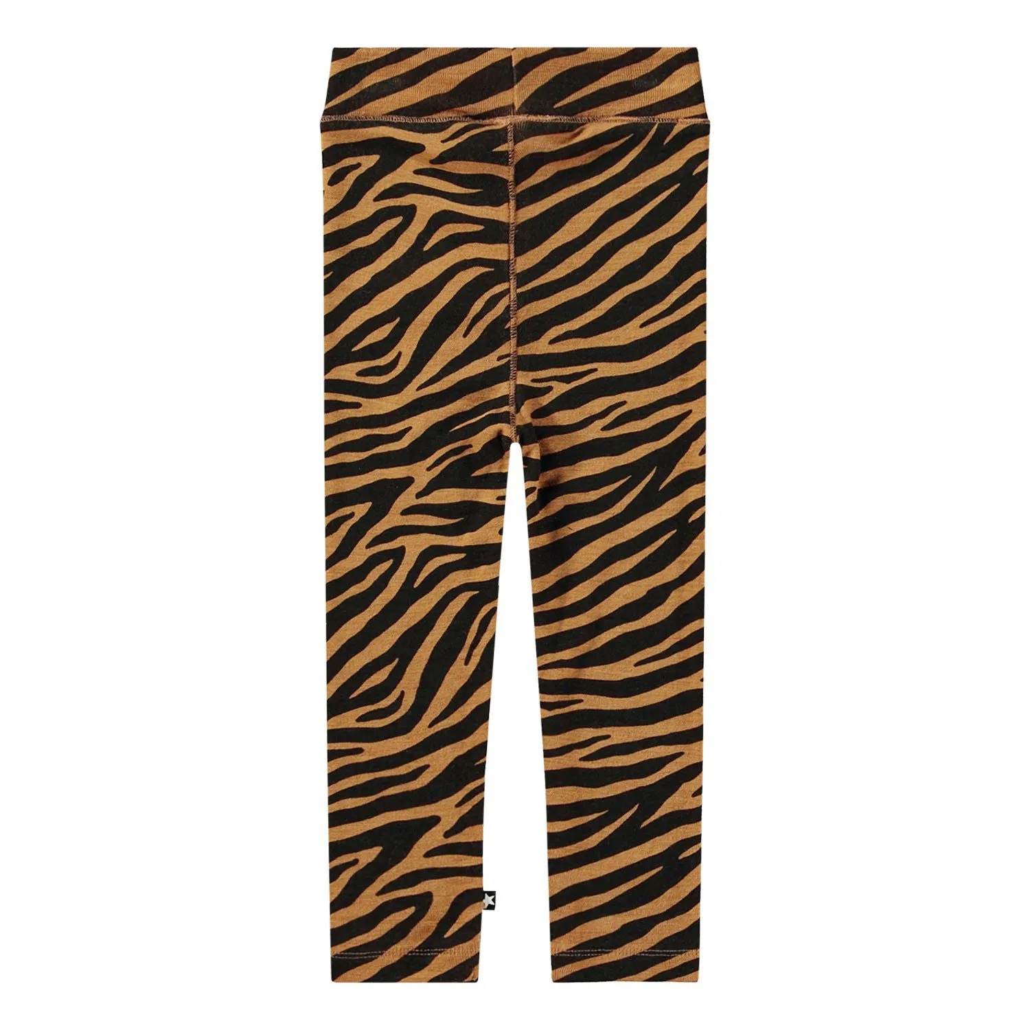 Molo Wool Zebra Print Leggings Sting