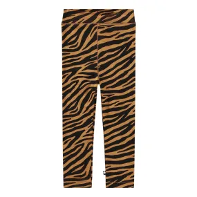 Molo Wool Zebra Print Leggings Sting