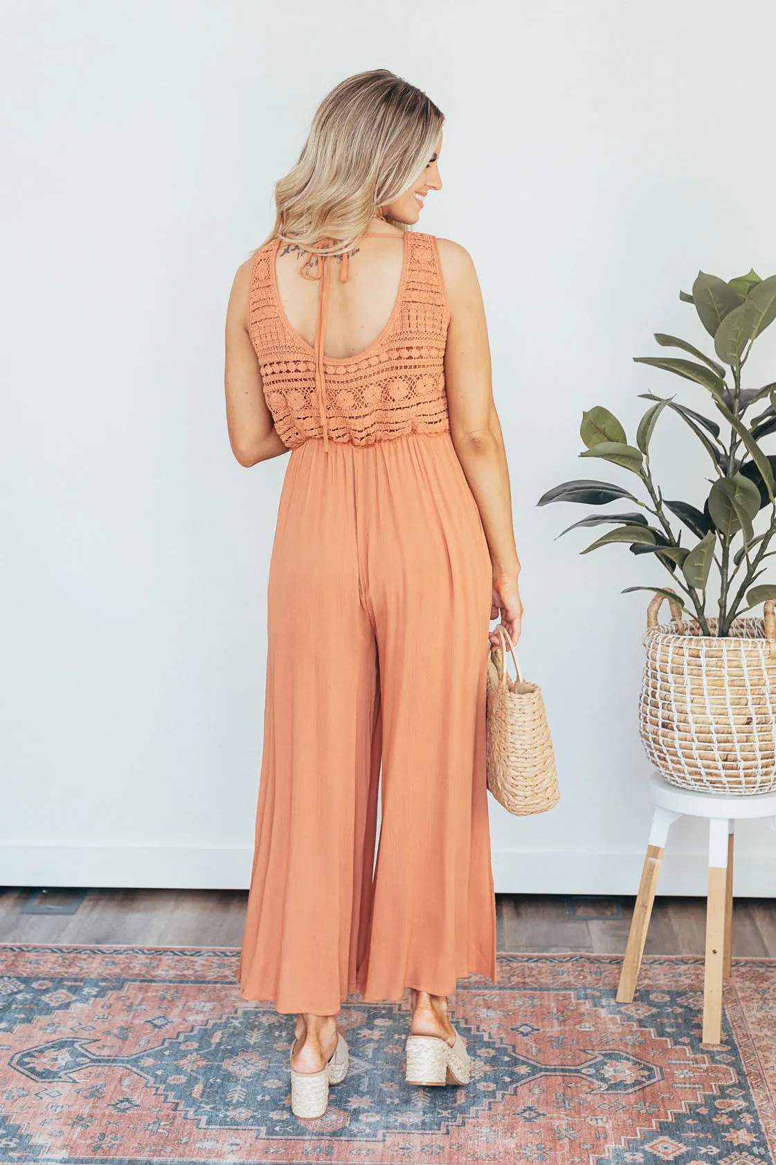 Nanette Crochet Jumpsuit - 2 Colors