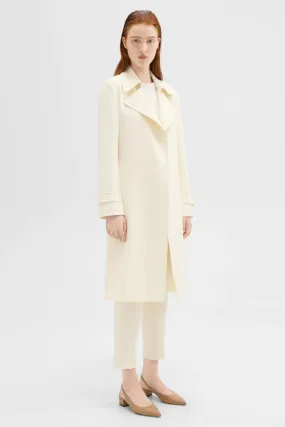 Oaklane Trench Coat in Admiral Crepe