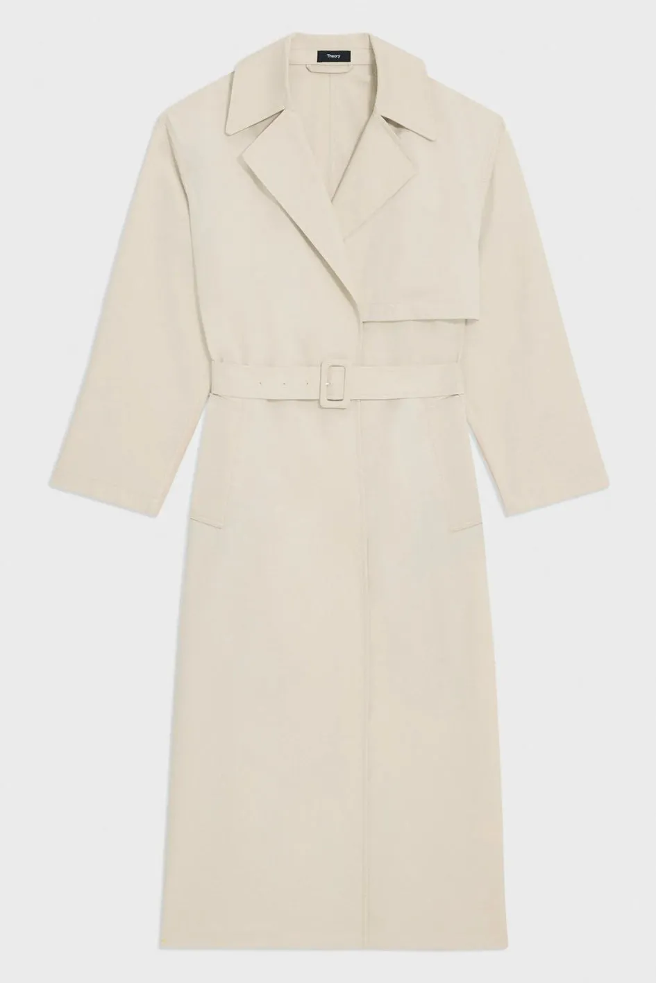 Organic Cotton Wrap Trench Coat