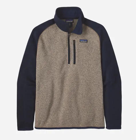 Patagonia Men's Better Sweater 1/4 Zip Fleece