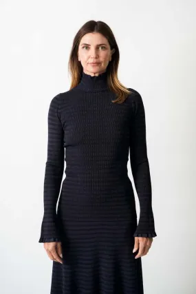 Phyllis Turtleneck - Navy/Black