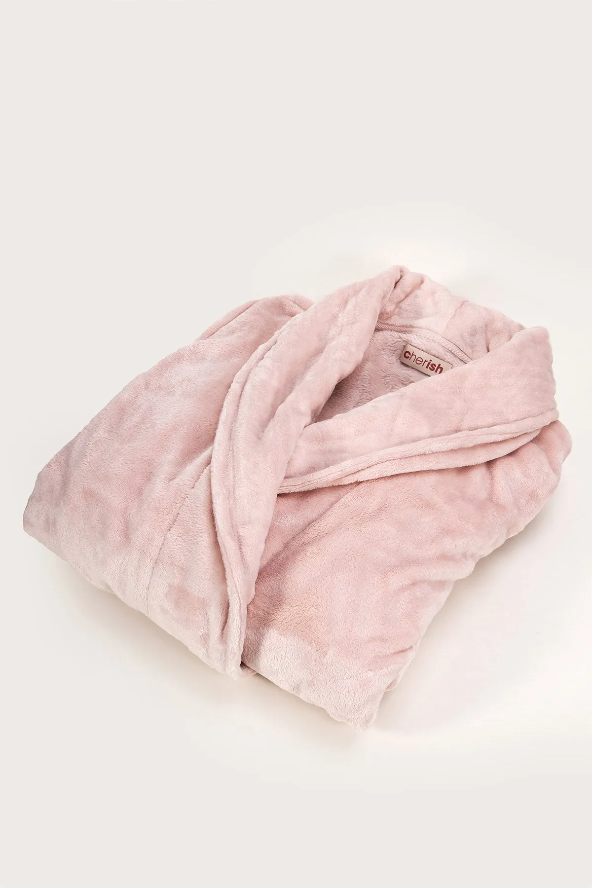 Pink Cosy Flannel Fleece Robe