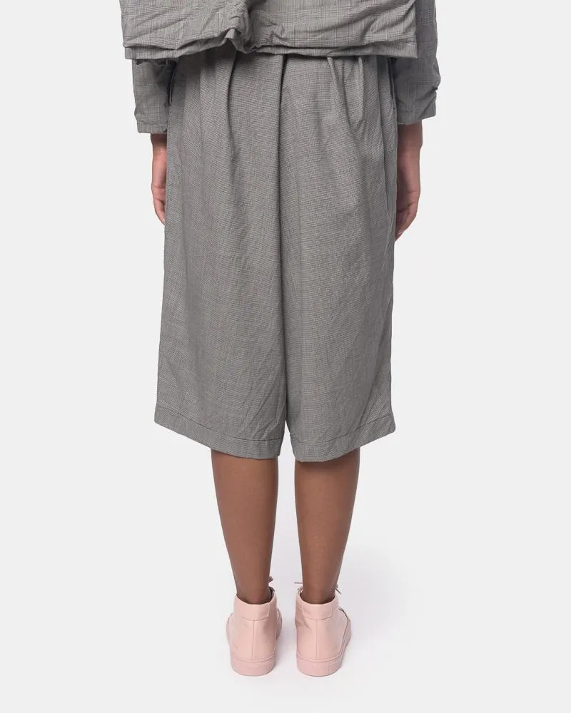 Pleated Culottes in Grey