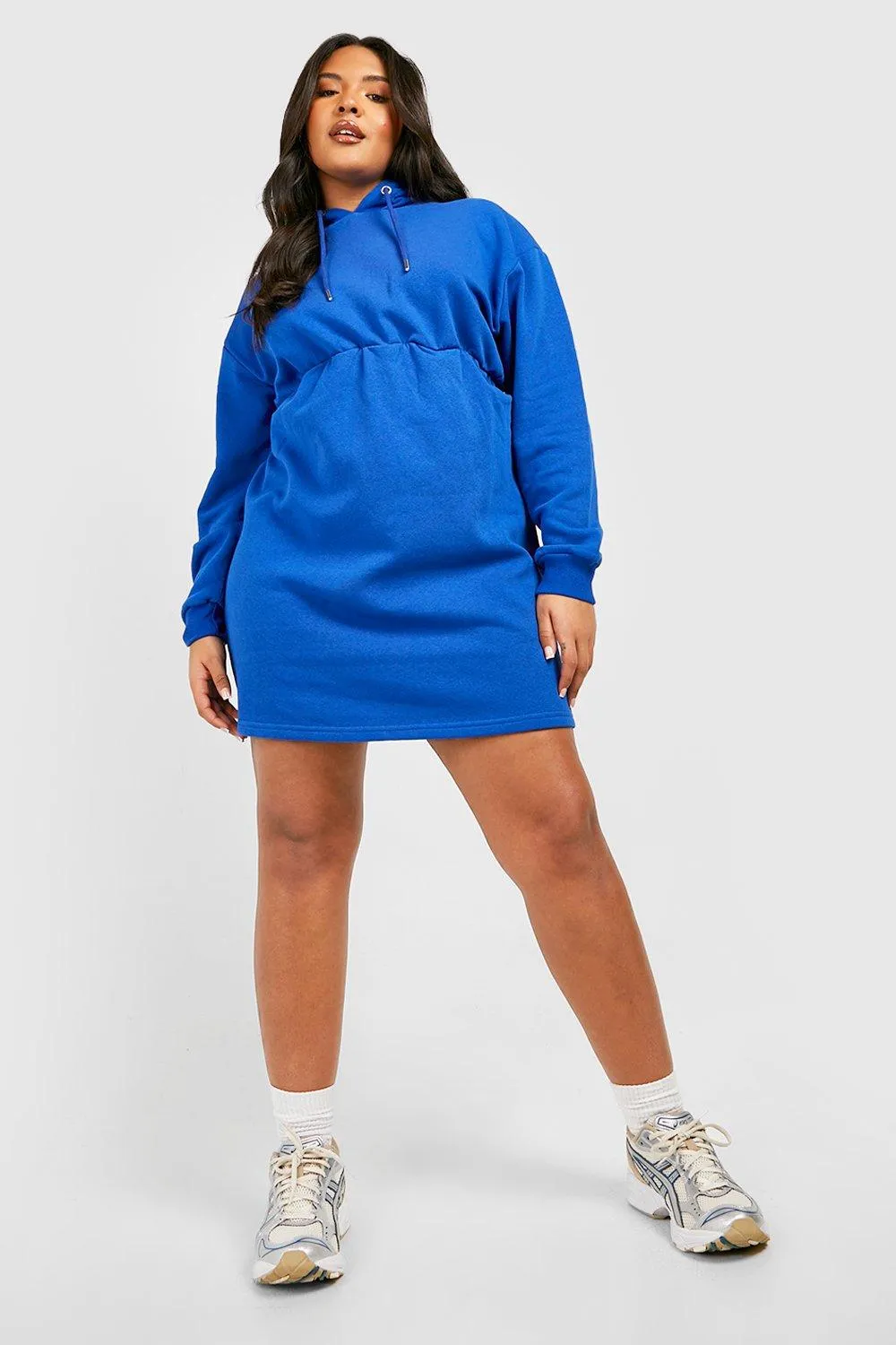 Plus Hooded Sweater Dress