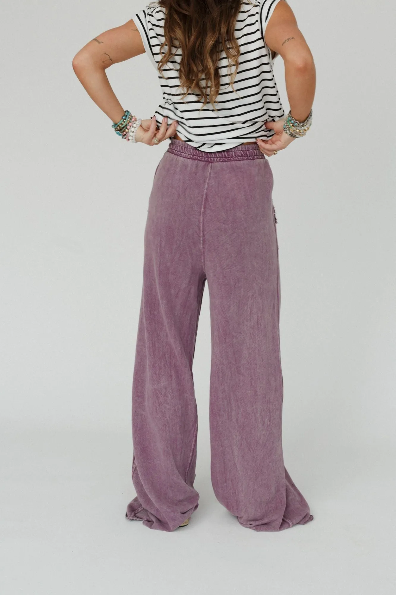 Relaxing Robin Wide Leg Pant - New Mauve