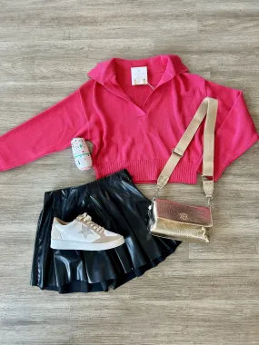 Roxy Sweater Fuchsia