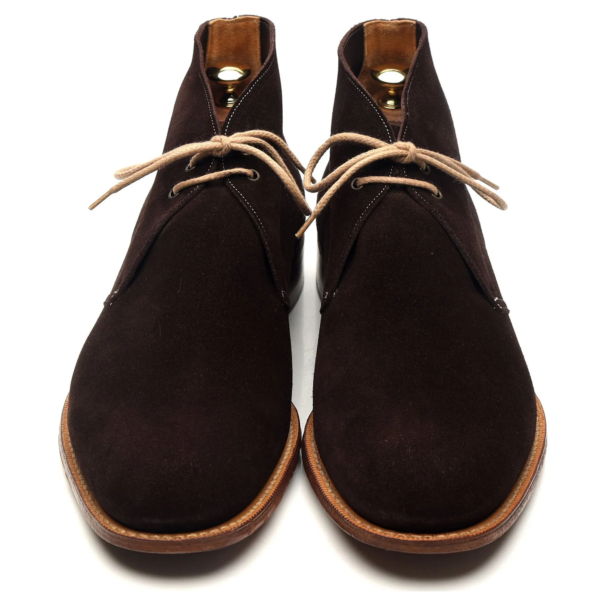 'Sahara' Dark Brown Suede Chukka Boots UK 12 F