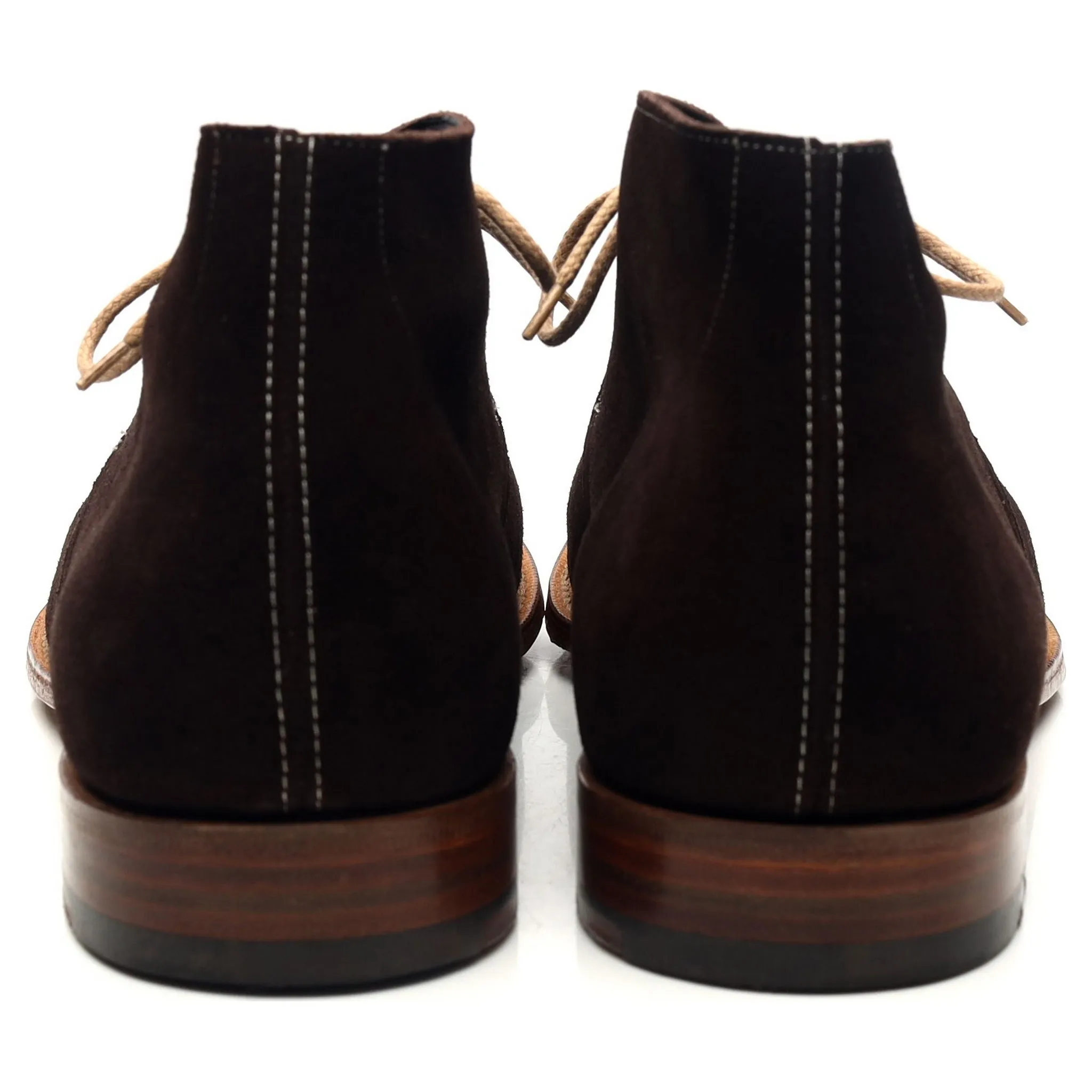 'Sahara' Dark Brown Suede Chukka Boots UK 12 F