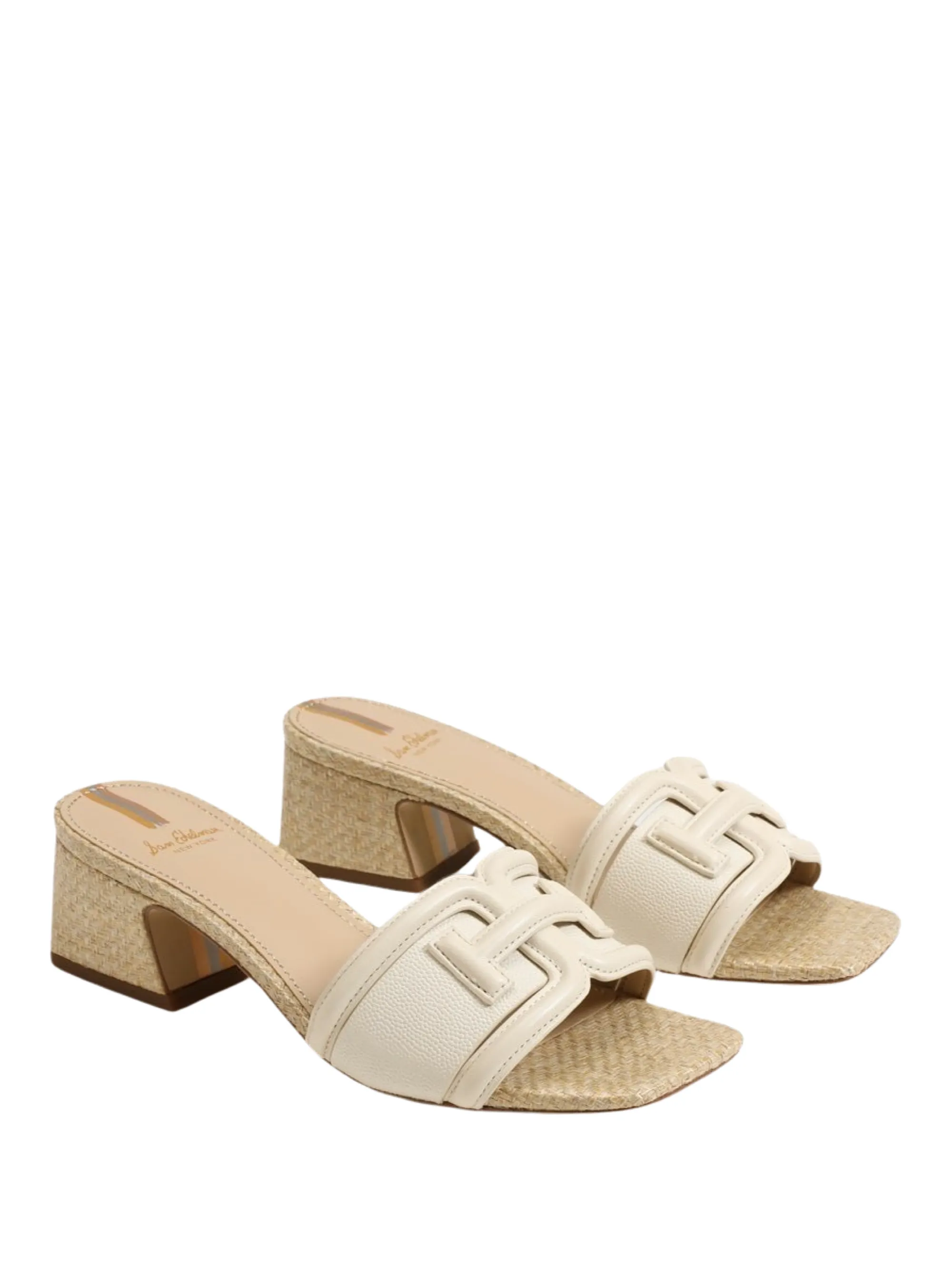 Sam Edelman Waylon Block Heel Sandal in Modern Ivory