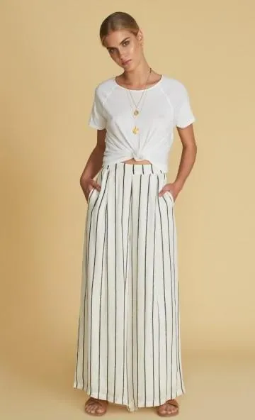 Sancia Manon Wide Leg Pant Stripe