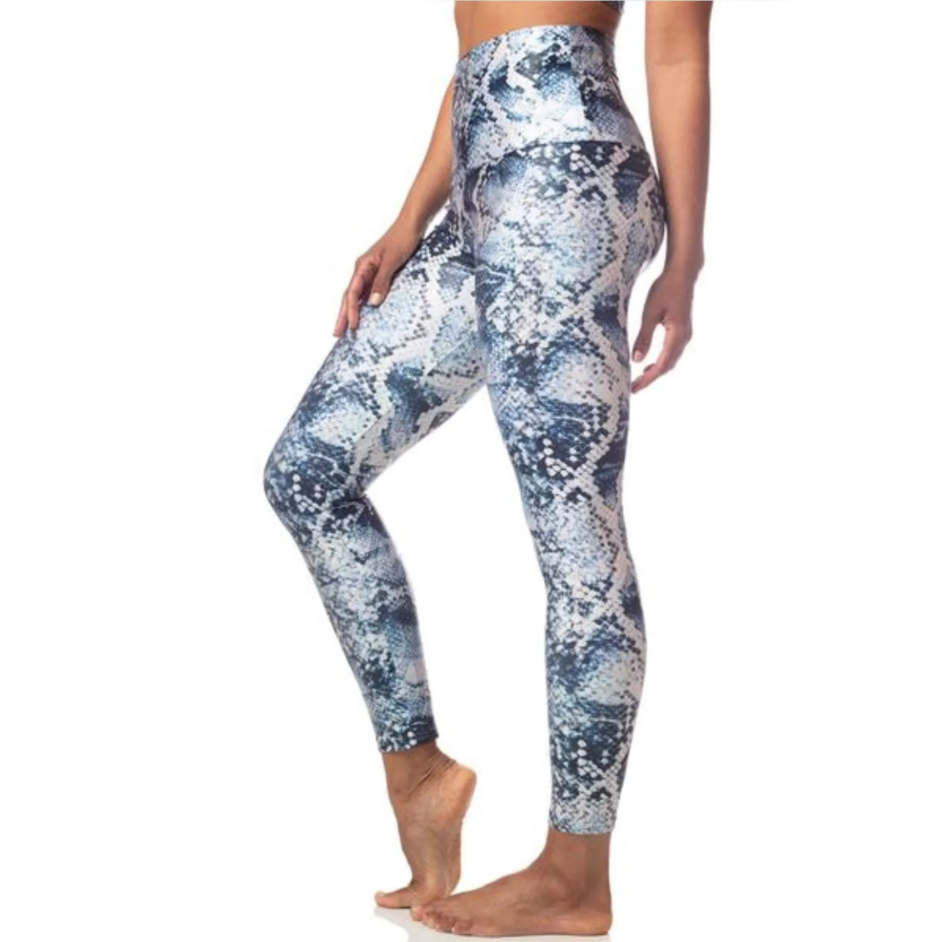 Sapphire Snake Shimmer Leggings