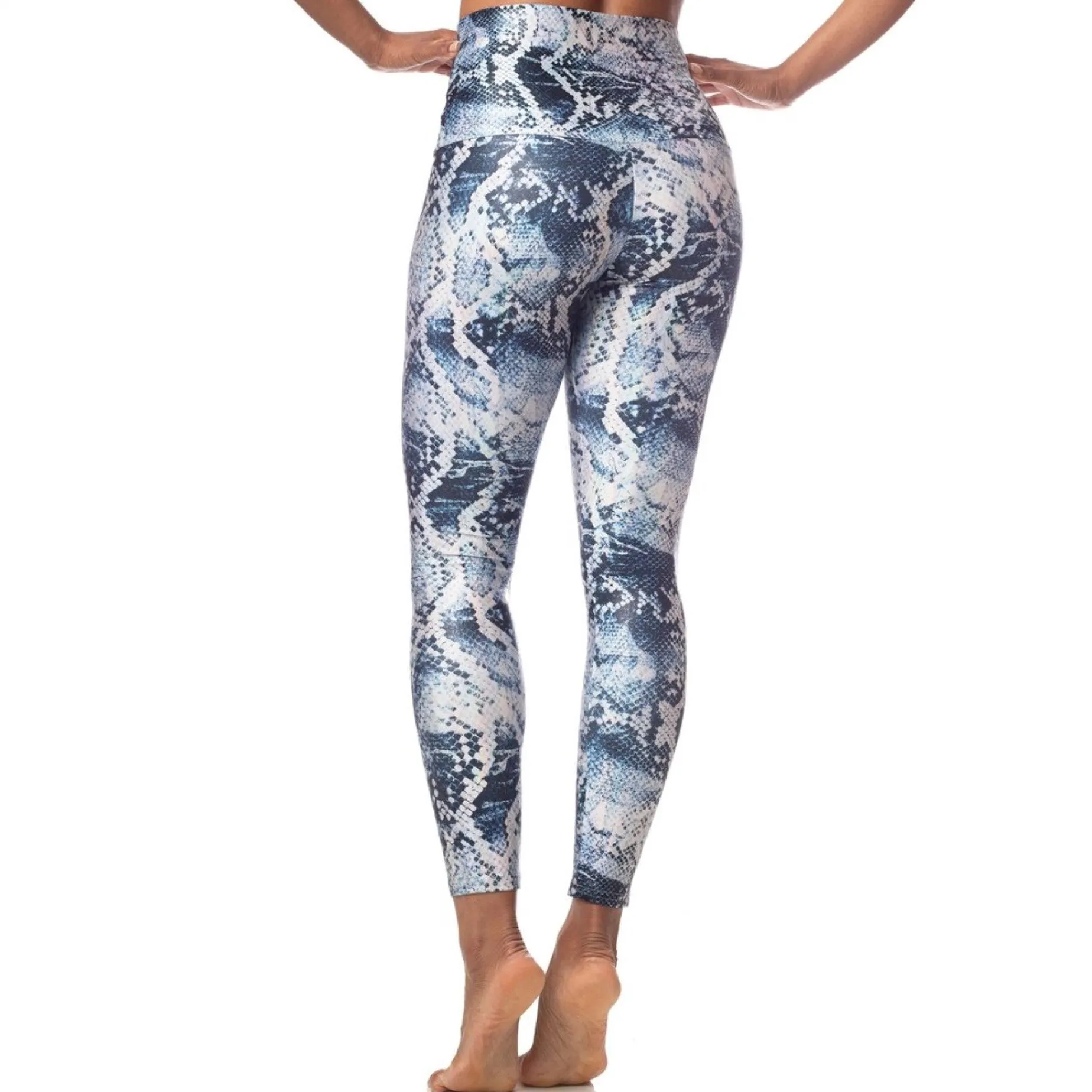 Sapphire Snake Shimmer Leggings